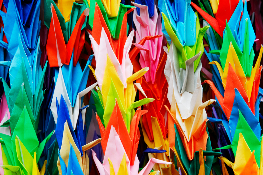 Paper cranes by peanut8481 on istock Paper cranes by peanut8481 on istock